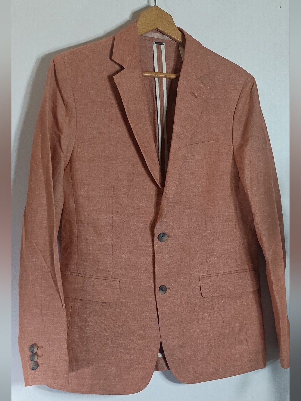 RW&CO. Rust-Toned Linen-Blend Sport Coat